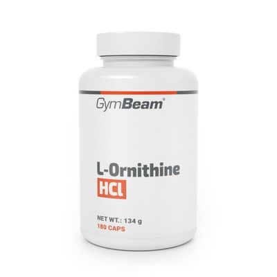 L-Ornitín HCl - GymBeam, 180 kaps.