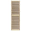 vidaXL Skříňové dvere s dverami 2 ks Prírodná 201 x 2,1 x 59,5 cm