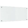 vidaXL Kuchynský obklad 2 ks Priehľadná 90 x 40 cm tvrdené sklo