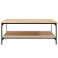 vidaXL Konferenčný stolík dub sonoma 100x100x40 cm kompozitné drevo