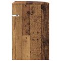 vidaXL Koncový stôl Staré drevo 39,7 x 39,7 x 60 cm Kompozitné drevo