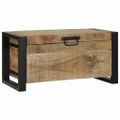 vidaXL Úložné truhlice Hnedá 60 x 30 x 30 cm Mangový masív