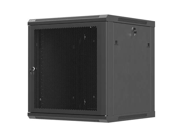 LANBERG NÁSTENNÁ INŠTALAČNÁ SKRIŇA 19'' 12U 600X600 ČIERNE PERFOROVANÉ DVERE (PLOCHÉ BALENIE)