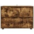 vidaXL Úložná skrinka 80 x 48 x 57 cm Kompozitné drevo Dymová dub