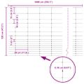 vidaXL Divoký plot Horúce zinkovanie 1000 x 120 x 0,18 cm Železo