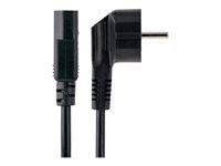 PC Power Supply Cable (713E-3M-POWER-CORD) - Elektrický kábel - power CEE 7/7 (Z) uhlový na power IEC 60320 C13 - AC 250 V - 10 A - 3 m - lisovaný - čierna - Európa
