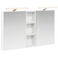 vidaXL Set kabinetov do kúpeľne 3 ks 100 x 10,5 x 60,5 cm