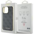 Puzdro Guess pre iPhone 15 Pro Max 6,7" GUHCP15XGF4GGR sivá HC PU 4G Charm