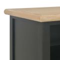 vidaXL TV skrinka, čierna 120x30x40 cm, drevo