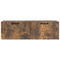 vidaXL Nástenná TV skrinka Dymový dub 98 x 31 x 30 cm Kompozitné drevo