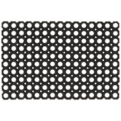 vidaXL Rohožka pred dvere obdĺžniková 60x80 cm guma