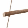vidaXL Závesný vianočný stromček s hviezdou na vrchole 74x150 cm, prírodný konár