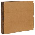 vidaXL Regál na časopisy Dymová dub 80 x 12 x 70 cm Kompozitné drevo