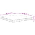 vidaXL Taštičkový pružinový matrac stredný 200x200 cm