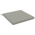 vidaXL 1-dielny sedací vankúš SOEST 100% polyester Sivá 80 x 80 x 5 cm