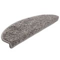vidaXL Schodové rohože 20 ks 65x21x4 cm sivé, polkruhové, veľké