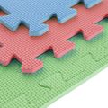 Ochranná puzzle podložka MP10 zelená-modrá-červená