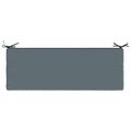 vidaXL Vankúš na lavičku SOEST 100% polyester Modrá 100 x 40 x 5 cm