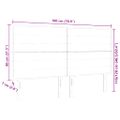 vidaXL Zadné čelo Čierny látka