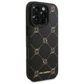 Puzdro Karl Lagerfeld pre iPhone 16 Pro 6,3" KLHMP16LPGKHPHK čierne tvrdé Karl Head MagSafe