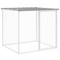 vidaXL Klietka pre kurčatá strecha bledosivá 803x98x90 cm poz. oceľ
