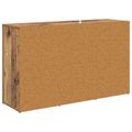 vidaXL Servírovacia skriňa Staré drevo 100 x 30 x 59,5 cm