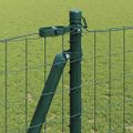 vidaXL Euro plot s betónovým podstavcom 10 x 1,2 m PVC potiahnutá oceľ