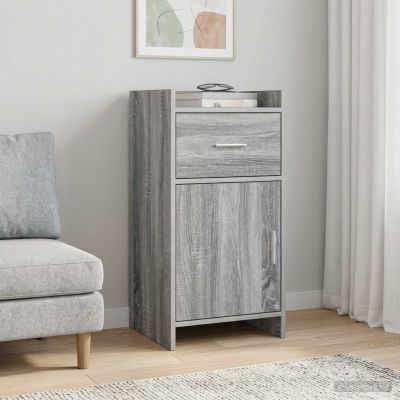 vidaXL Servírovacia skriňa Sivý Sonoma 40 x 36 x 80 cm