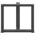 vidaXL Nohy konferenčného stolíka v tvare T, 2 ks, antracitové, 50x25x(42-43) cm, oceľ