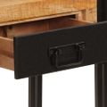 vidaXL Konzolový stolík 110x30x76 cm masívne mangové drevo