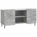 vidaXL TV skrinka Betónovo sivá 102 x 34,5 x 52 cm Kompozitné drevo