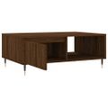 vidaXL Konferenčný stolík hnedý dub 90x60x35 cm kompozitné drevo