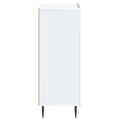 vidaXL Servírovacia skriňa Biela 66 x 34,5 x 92 cm Kompozitné drevo