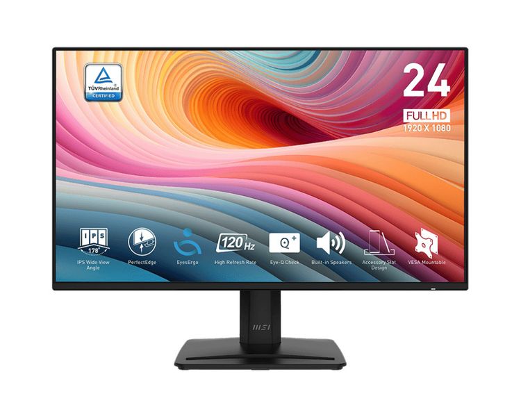 MSI Pro/MP242A E2/23,8''/IPS/FHD/120Hz/1ms/Čierna/2R