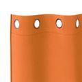 vidaXL Záclony na zatemnenie s krúžkami 2 ks Jasná oranžová Polyester