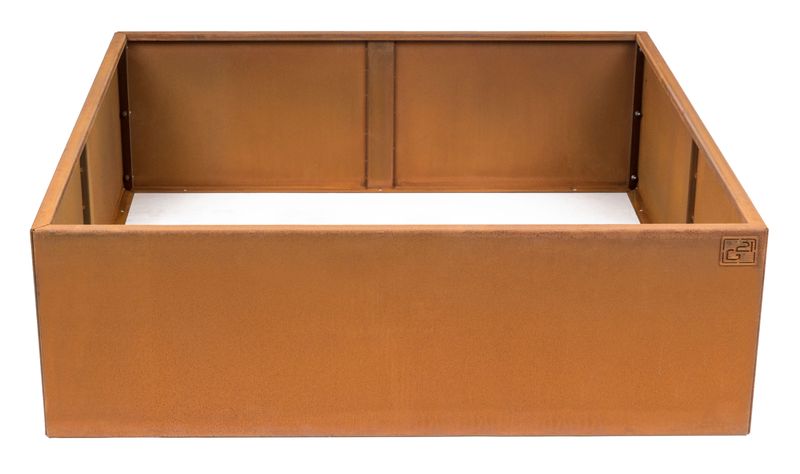 Vyvýšený záhon G21 102 x 32 x 102 cm, Corten