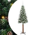 vidaXL Úzky vianočný stromček Zelená 180 cm
