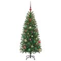vidaXL Umelý vianočný stromček Zelená 150 cm PE a PVC