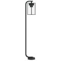 vidaXL Vonkajšia stojaca lampa čierna 100 cm nehrdzavejúca oceľ