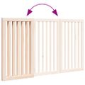 vidaXL Skladacia brána pre psa, 3 panely, 150 cm, topoľové drevo