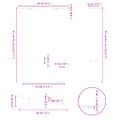 vidaXL Nohy konferenčného stolíka, prírodná oceľ, 2 ks, 38 x (42-43) cm, oceľ