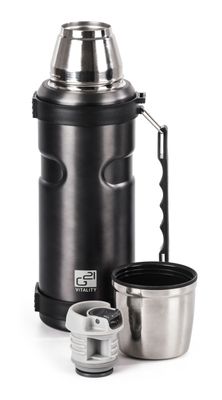 Termoska G21 na pitie, 1000 ml, šedá s rukoväťou