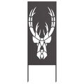 vidaXL Záhradná clona na súkromie Zvieracia potlač Čierna 50 x 140 cm