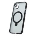 Magnetické puzdro s krúžkom pre iPhone 15 Plus 6,7" čierne