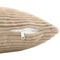 vidaXL Poťah na podložku 2 pcs HEERLEN Sivohnedá 40 x 60 cm manšestr