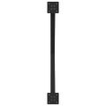 vidaXL Nohy k jedálenskému stolu v tvare X, 2 ks, čierne, 90 x (72-73) cm, oceľové