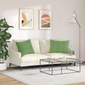 vidaXL Vankúše na pohovku 2 pcs Svetlo zelená 70 x 50 cm