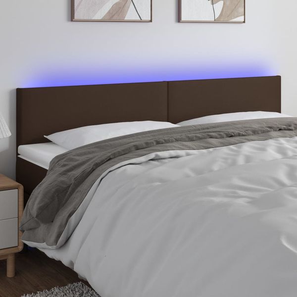VidaXL Čelo postele hnedé 160x5x78/88 cm umelá koža
