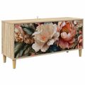 vidaXL TV skrinka BORNE 102 x 33 x 50 cm Sonoma Kompozitné drevo