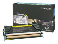 Žltá - originálna - kazeta s farbivom LCCP, LRP - pre Lexmark C734, C736, X734, X736, X738